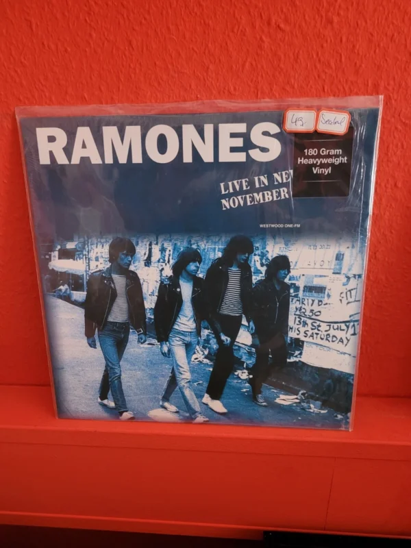SCHALLPLATTE RAMONES LIVE IN NEW YORK NOVEMBER. NEU MINT LP TOP SEALED VINYL
