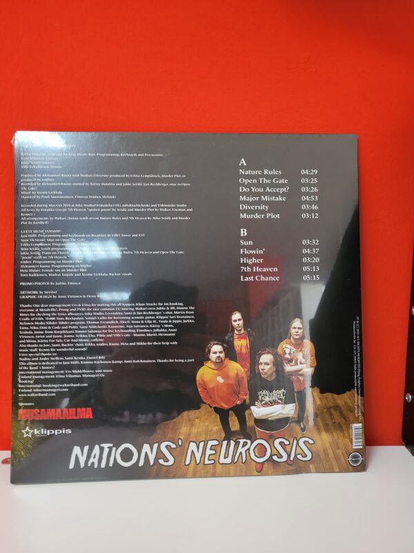 SCHALLPLATTE Waltari Nations Neurosis Limited Orange Vinyl Neu Versiegelt – Bild 2
