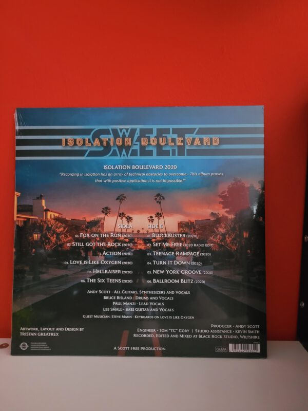 SCHALLPLATTE..The Sweet..Isolation Boulevard..Limited Edition Yellow Vinyl..Neu Versiegelt !!! – Bild 2